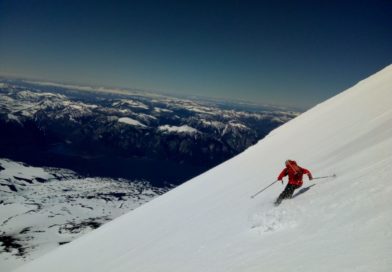 Local Skier @nacho_donosod slushing corn last week of September 2018