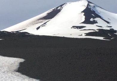 As the spring carries on the volcanoes show their volcanic rocky sand surface