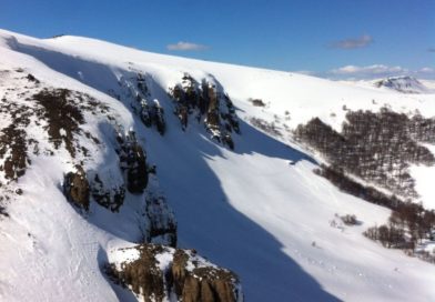 View to the cliff band from the West