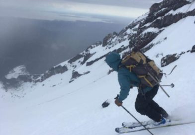 Skiing Down Calbuco Volcano